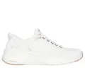 Produktbild: Skechers Contour Foam Golden HourSneaker für Damen, Weißes Mesh-Duraleather-Leder, rotgoldener Besatz, 37 EU