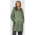 Produktbild: s.Oliver Funktionsmantel Outdoor-Mantel Lange Steppjacke mit abnehmbarer Kapuze grün M (38)