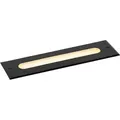 Produktbild: Qazqa led Modern außen Bodenstrahler, Bodeneinbaustrahler für den Garten - Eline - Schwarz, inkl. 10W integrierter LED, 30cm, IP65, Rechteckig - Schwarz