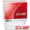 Produktbild: Colop Stempel Printer 20, Textstempel, mit Text: GESCANNT