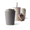 Produktbild: Thermobecher 350 ml, dichter Kaffeebecher to go aus Edelstahl doppelwandig is...
