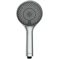 Produktbild: Wenko - Duschkopf Watersaving Grau Ø 11 Cm, Ø 11 Cm, Silber Glänzend, Kunststoff (abs) Chrom, Kunststoff (tpr) Weiß, Kunststoff (abs) Grau - Silber Glänzend