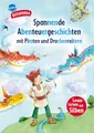 Produktbild: Spannende Abenteuergeschichten mit Piraten und Drachenreitern: Mit Silbentrennung, 13 spannende Geschichten über Wikinger, Piraten und Drachen, 1. Klasse (Der Bücherbär Sonderband)