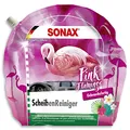 Produktbild: SONAX ScheibenReiniger gebrauchsfertig Pink Flamingo (3 Liter) sekundenschnell klare Sicht ohne Streifen und Schlieren | Art-Nr. 03894410