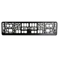 Produktbild: Unitec 84527 Kennzeichenhalter schwarz