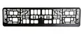 Produktbild: Unitec Kennzeichenhalter schwarz #84527
