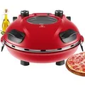 Produktbild: Steinborg SB-3140 Pizzaofen Elektrisch 32 cm mit Pizzastein Timer 5 Stufen 1200 Watt