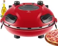 Produktbild: Steinborg Pizzaofen elektrisch mit 32 cm Pizzastein | Timer | 5 Stufen | 1200 Watt | 390°C | Pizzabackofen | Pizza-Backstation | Elektrischer Pizzagrill | Pizzabackmaschine | Pizza Bräter | Pizzaofenherd