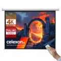 Produktbild: celexon basic line Motorleinwand 200 x 200cm,Leinwand Format 1:1, Heimkino Leinwand, Beamerleinwand, 1090899