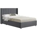 Produktbild: Juskys Polsterbett, Dunkelgrau, Holzwerkstoff, 140x200 cm, Schlafzimmer, Betten, Polsterbetten