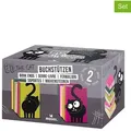 Produktbild: moses. 2er-Set: Buchstützen ''Ed, the Cat'' in Schwarz - (B)10 x (H)16 x (T)10 cm