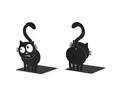 Produktbild: Buchstütze moses. Ed, The Cat Buchstützen 2er Set, Schwarze Katzen Buchstütze