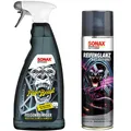 Produktbild: Sonax Felgenreiniger + Reifenglanz Set Felgenbeast 1L + Black Beast 500ml