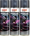 Produktbild: SONAX ReifenGlanz Special Edition 3x500 ml Reifen Glanz Spray Gummipflege Berry