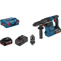 Produktbild: Bosch Akku-Bohrhammer gbh 18V-26 f mit 2x 5,0 Ah Akkus mit Ladegerät, inklusive l-boxx