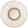 Produktbild: Atmosphera - Spiegel 'Rosace' - Rattan D 58 cm - Beige