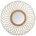 Produktbild: Runder Spiegel im Naturrahmen, Rattan, 58cm