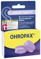 Produktbild: OHROPAX Good Night Ohrstöpsel – VOR-Ohr-Stöpsel aus formbarem Silikon – für alle Ohren und alle Schlafpositionen geeignet – Schalldämmwert SNR 23 dB – für einen ruhigen und erholsamen Schlaf – 8 Stück