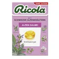 Produktbild: Ricola Alpen Salbei, 50g Böxli Original Schweizer Kräuter-Bonbons mit 13 Alpenkräutern, wohltuendem Salbei & Vitamin C, zuckerfrei, 1 x 50g, vegan