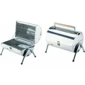 Produktbild: Grill Edelstahl Holzkohlegrill Klappgrill tragbar und aufklappbar