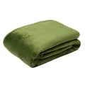 Produktbild: Gözze - Premium Cashmere-Feeling Wohn- und Kuscheldecke, 500 g/m², 180 x 220 cm - Dunkelgrün