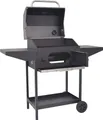 Produktbild: vidaXL Holzkohlegrill Smoker mit Ablage Schwarz