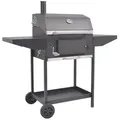 Produktbild: vidaXL Holzkohlegrill Smoker mit Ablage Schwarz