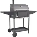 Produktbild: Holzkohlegrill Smoker mit Ablage Schwarz Vidaxl