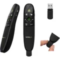 Produktbild: StarTech.com Präsentationsfernbedienung (Wireless Presenter, PPT Fernbedienung, USB PowerPoint Presenter, 27m) Schwarz