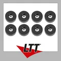 Produktbild: Adam Hall Hardware 4907 M 8 AH 8er Set Gummifuß 38 x 15 mm im Beutel