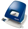 Produktbild: Leitz Büro Locher aus Metall, Für 25 Blatt, Anschlagschiene mit Formatangaben, Ergonomisches Design, blau, NeXXt-Serie, 50050035