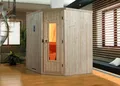 Produktbild: Weka Element-Ecksauna Varberg 2 mit Holztür