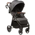 Produktbild: 4Baby | Kinderwagen - Buggy Kinderwagen - Graphit - Leicht - mit Liegeposition - mit 5 Punkt Gurt - mit Einhand-Faltung - bis zu 22 kg - Stinger - Grau