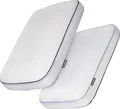 Produktbild: DUNLOPILLO Nacken Stütz Schlaf Kopf Kissen CLIMA FLEX weiß 60x50x15cm