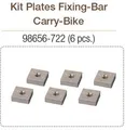 Produktbild: Plättchen Kit Fixing-Bar, 6 Stück- Fiamma Ersatzteil Nr. 98656-722 - passend zu Carry-Bike