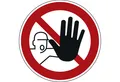 Produktbild: Soennecken Hinweisschild Hinweisschild Zutritt für Unbefugte verboten P06 rund 200mm PVC