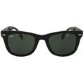 Produktbild: Ray-Ban Sonnenbrille Folding Wayfarer 4105 Matt Schwarz Grün 601S