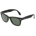 Produktbild: Ray-Ban RB 4105 FOLDING WAYFARER Herren-Sonnenbrille Vollrand Quadratisch Kunststoff-Gestell, schwarz
