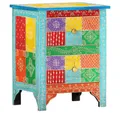 Produktbild: vidaXL Nachttisch Handbemalter Nachttisch 40×30×50 cm Massivholz (1-St)