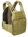Produktbild: Tasmanian Tiger TT Plate Carrier LC Leichter Plattenträger mit MOLLE-System in Laser Cut-Ausführung mit integrierter Funkgeräte-Tasche, Oliv