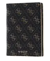 Produktbild: GUESS Passport Case Ausweisetui Brown Logo dunkelbraun hellbraun Neu