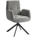Produktbild: HOMCOM Sessel Wohnzimmer Loungesessel Relaxsessel mit Stahlbeine Lesesessel mit Leinenoptik, Polstersessel für Schlafzimmer Dunkelgrau