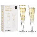 Produktbild: Ritzenhoff 6031006 Champagnerglas-Set H23 GOLDNACHT Nathalie Jean, Rurik Mahl...