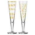 Produktbild: RITZENHOFF Champagnerglas-Set GOLDNACHT CHAMPUS DUETT BEST OFF22 je 205 ml 2 Stü