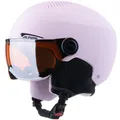 Produktbild: ALPINA ZUPO VISOR Q LITE Helm Kinder in rose matt, Größe 48-52 HW 2025