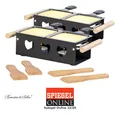 Produktbild: 2er-Set Teelicht-Raclette für 2 Personen, mit Schabern und Teelichtern