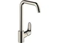 Produktbild: hansgrohe Focus M41 Küchenarmatur 260 1 jet 31820800 schwenkbarer Auslauf, Edelstahl-Optik