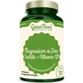 Produktbild: GreenFood Nutrition Magnesium und Zink Chelate + Vitamin D3 90 Kapseln