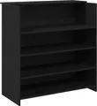 Produktbild: vidaXL Empfangstresen Schwarze Eiche 100 x 50 x 103,5 cm Holzwerkstoff