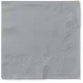 Produktbild: MANK Serviette in Silber aus Tissue 3-lagig, 40 x 40 cm, 100 Stück